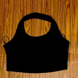 SHEIN BLACK  & WHITE HALTER TOPS